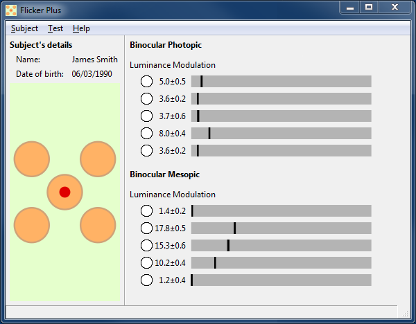 Example of Flicker-Plus window